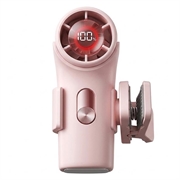 YS-G10 Clip-On Mini Handheld Fan with Digital Display