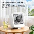 YS-G7 USB Rechargeable Desktop Fan with 8 Speeds