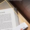 YSJ-019 Plus Clear Acrylic LED Bedside Lamp - Type-C Charging - White