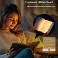 YSJ-019 Plus Clear Acrylic LED Bedside Lamp - Type-C Charging - White