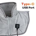 YT06 USB Heated Shoulder and Neck Wrap with Smart Monitoring - Grey