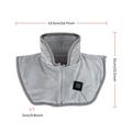 YT06 USB Heated Shoulder and Neck Wrap with Smart Monitoring - Grey