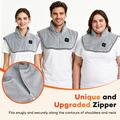 YT06 USB Heated Shoulder and Neck Wrap with Smart Monitoring - Grey