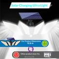 YY-22226 4-Head LED Solar Light with PIR Motion Sensor - 800 Lumen