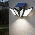 YY-22226 4-Head LED Solar Light with PIR Motion Sensor - 800 Lumen