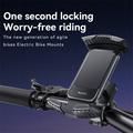 Yesido C249 Motorcycle and Bike Phone Holder with Dual Mount - 4.7-7" - Black