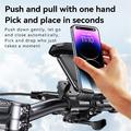 Yesido C249 Motorcycle and Bike Phone Holder with Dual Mount - 4.7-7" - Black