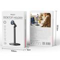 Yesido C303 360° Rotating Adjustable Magnetic Desktop Phone Stand - Black
