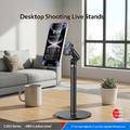 Yesido C303 360° Rotating Adjustable Magnetic Desktop Phone Stand - Black