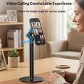 Yesido C303 360° Rotating Adjustable Magnetic Desktop Phone Stand - Black