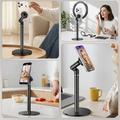 Yesido C303 360° Rotating Adjustable Magnetic Desktop Phone Stand - Black