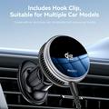 Yesido C326 Qi2 25W Magnetic Wireless Car Charger with Cooling - Black