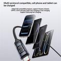 Yesido CA138C 66W Fast Charging USB-C Cable with Digital Display - 1.2m - Black