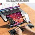 Yesido KB49 Tri-Fold Wireless Keyboard with Touchpad, Numeric Keypad, Stand - English