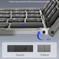 Yesido KB49 Tri-Fold Wireless Keyboard with Touchpad, Numeric Keypad, Stand - English
