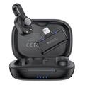 Yesido KR24 Wireless Lavalier Microphone Set - Lightning Receiver - Black