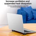 Yesido LP11 Zinc Alloy Laptop Riser Stand - 2 Pcs. - Black