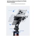 Yesido SF34 Selfie Stick Tripod - 174cm Extendable/Bluetooth Remote - 1/4" - Black