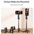 Yesido SF35 Magnetic Selfie Stick Tripod - Black