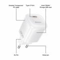 Yesido YC117 60W USB-C GaN Charger for iPhone 18 Pro, 18 Pro Max, Duo - White