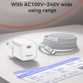 Yesido YC117 60W USB-C GaN Charger for iPhone 18 Pro, 18 Pro Max, Duo - White