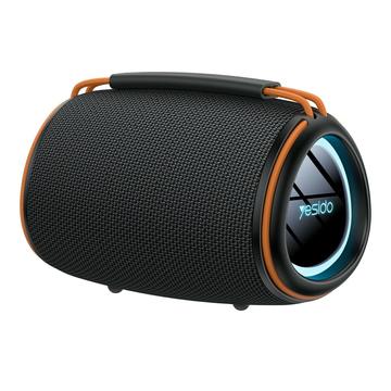 Yesido YSW39 Portable Bluetooth Speaker with Subwoofer & RGB - 20W - Black