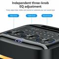 Yesido YSW51 45W TWS Bluetooth Speaker with Dual Microphones, RGB Lights - Black