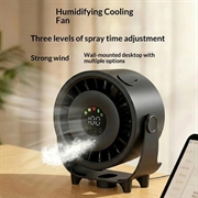 Z6 2-in-1 Cooling Desktop Fan with Humidifier Function - USB Rechargeable