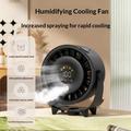 Z6 2-in-1 Cooling Desktop Fan with Humidifier Function - USB Rechargeable
