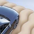 ZD-431 Inflatable Car Sleeping Mattress with 2 Pillows, Air Pump - Beige