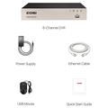 Zosi 3K Lite 8CH 4-in-1 DVR for HD-TVI/CVI/AHD/CVBS Cameras