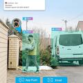 ZOSI 5MP PoE Add-On Security Camera with Sound Light Siren - White