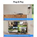 ZOSI C180 2-Pack 4K PoE Security Cameras with Person/Vehicle Detection - White