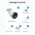 ZOSI C180 2-Pack 4K PoE Security Cameras with Person/Vehicle Detection - White