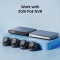 ZOSI C220 4MP Outdoor PoE Security Camera with AI Human Detection