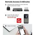 ZOSI C220 4MP Outdoor PoE Security Camera with AI Human Detection