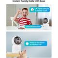 Zosi C519M 4MP Smart WiFi Security Camera with AI Person Detection - White