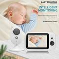 ZR303B Baby Monitor with 3.2" LCD, Two-Way Audio, and Temperature Alert