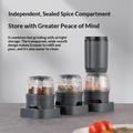 ZT-006 Cordless Electric Spice Grinder with Dual Compartments