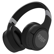 Zealot B28 Over-Ear Wireless Headphones with LCD Display - Black