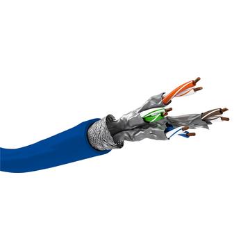 Goobay S/FTP CAT 7A+ Network Cable - 250m - Blue