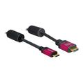 Delock HDMI Cable with Ethernet - HDMI A male > HDMI Mini-C male - 3m