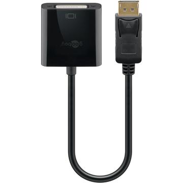 Goobay DisplayPort 1.2 / DVI-D Adapter Cable - Nickel Plated