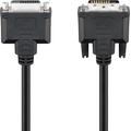 Goobay Dual Link DVI-D Full HD Extension Cable - 2m - Nickel Plated - Black