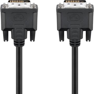 Goobay Dual Link DVI-D Full HD Cable - 2m - Nickel Plated