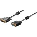 Goobay DVI-I / Full HD VGA Cable - 2m - Gold Plated