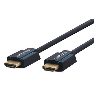 Clicktronic Premium HDMI 2.0 Cable with Ethernet - 7.5m - Black