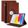iPad 2022/2025 360 Rotary Folio Case - Brown