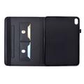 iPad 2022/2025 Butterfly Smart Folio Case with Card Slots - Black