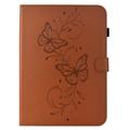 iPad 2022/2025 Butterfly Smart Folio Case with Card Slots - Brown